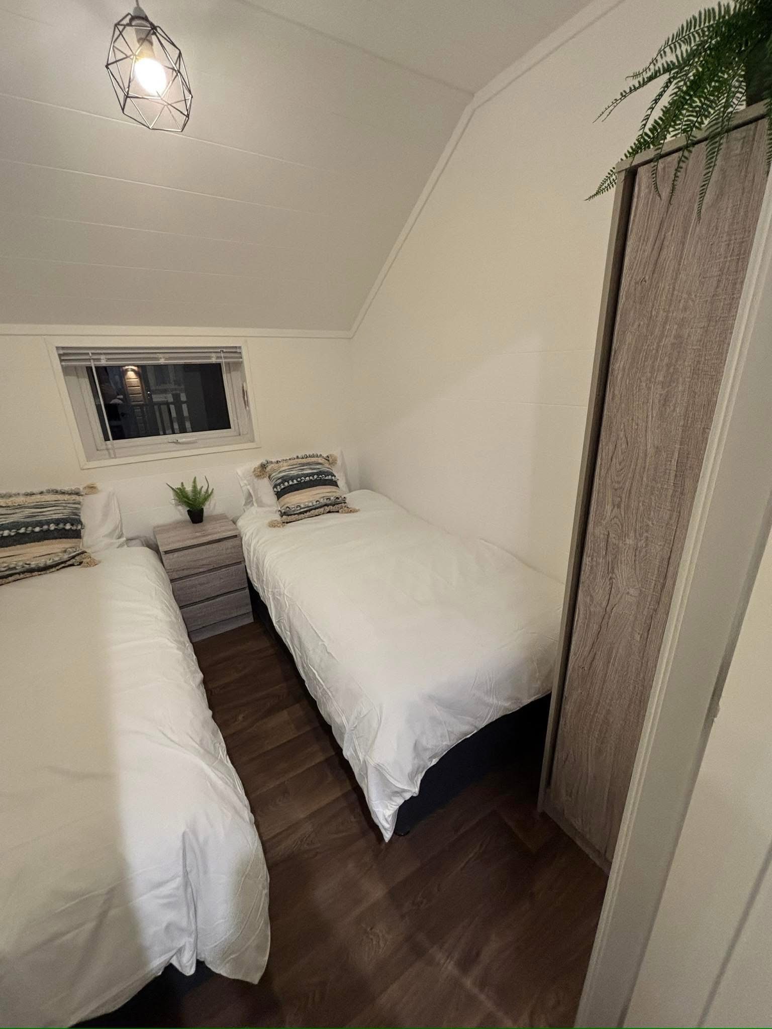 2 Bed Barn Twin Bedroom